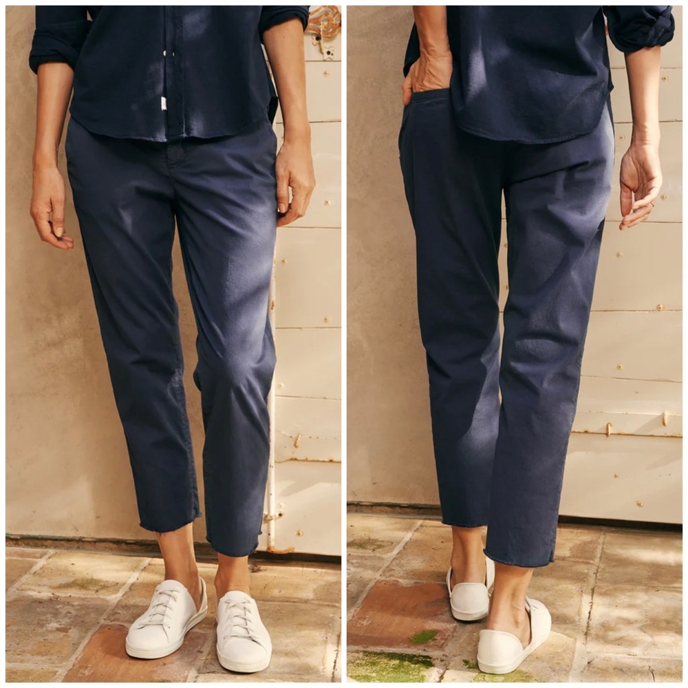 Frank & Eileen Wicklow the Italian Chino in Vintage Navy